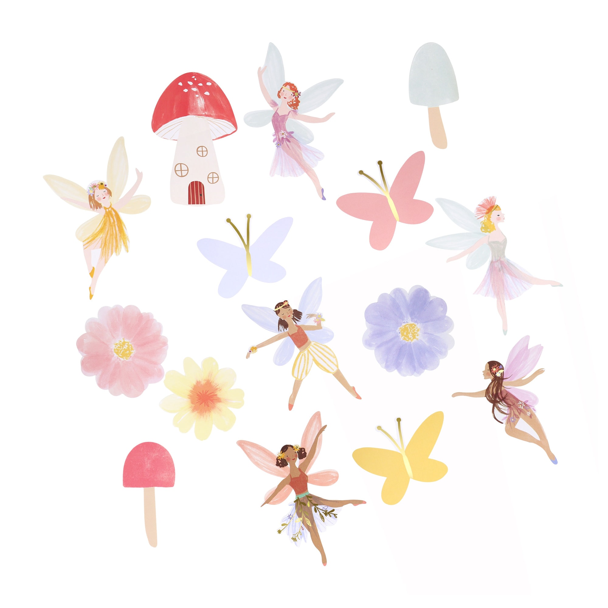 Die-Cut Peri Sticker - 25 Adet