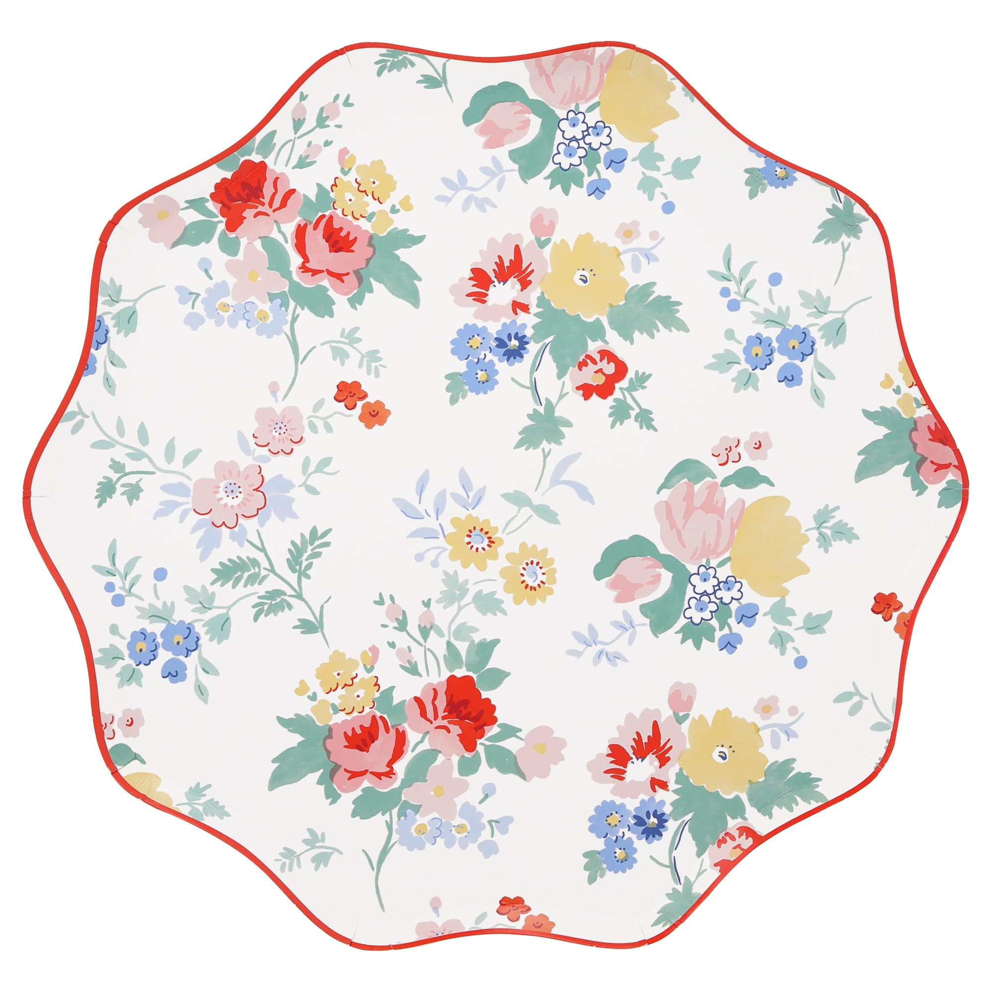 Vintage Floral Tabaklar - L - 8 Adet