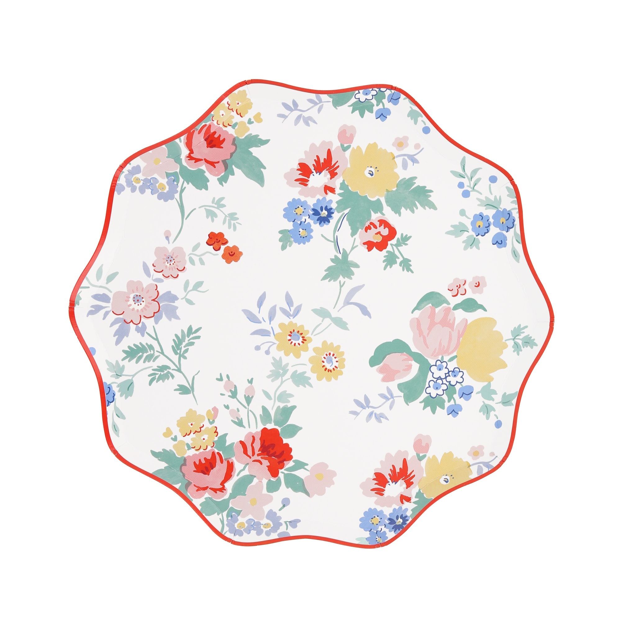 Vintage Floral Tabaklar - M - 8 Adet