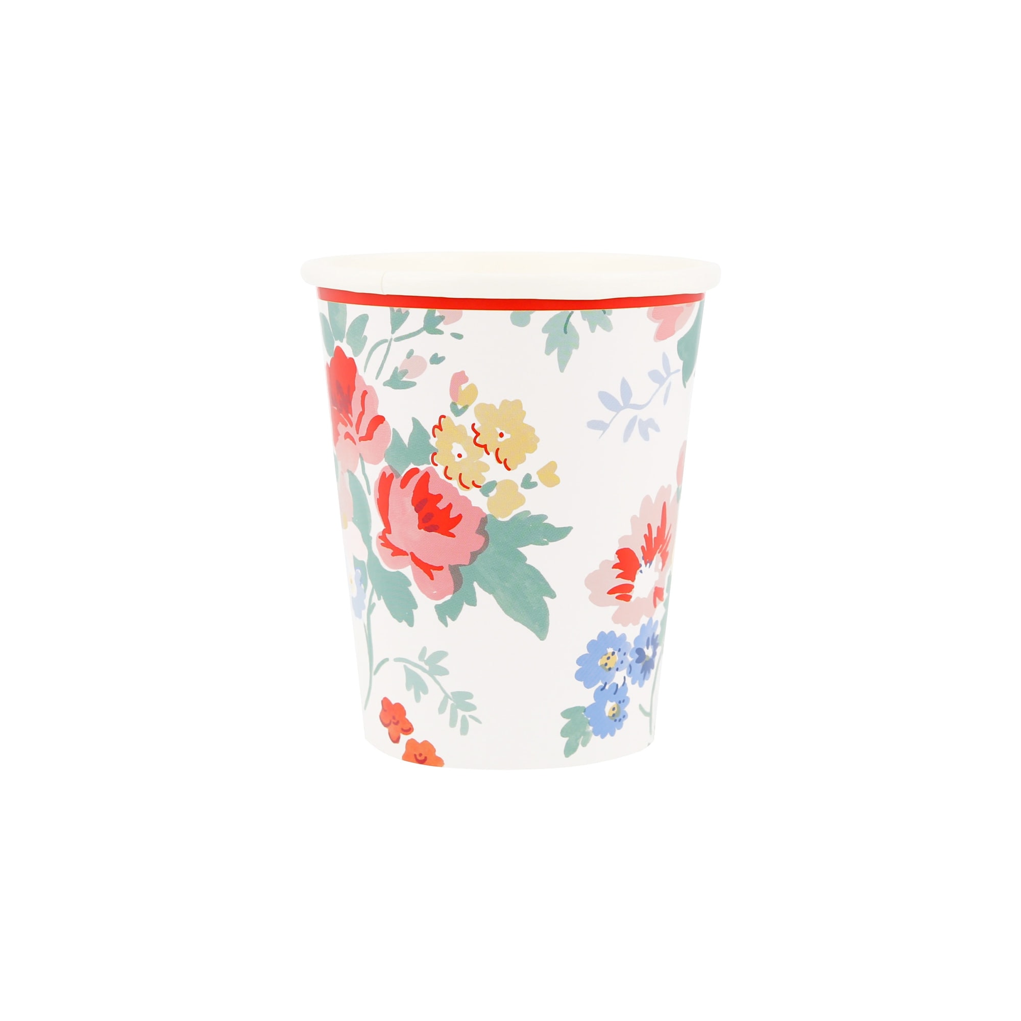 Vintage Floral Bardaklar - 8 Adet