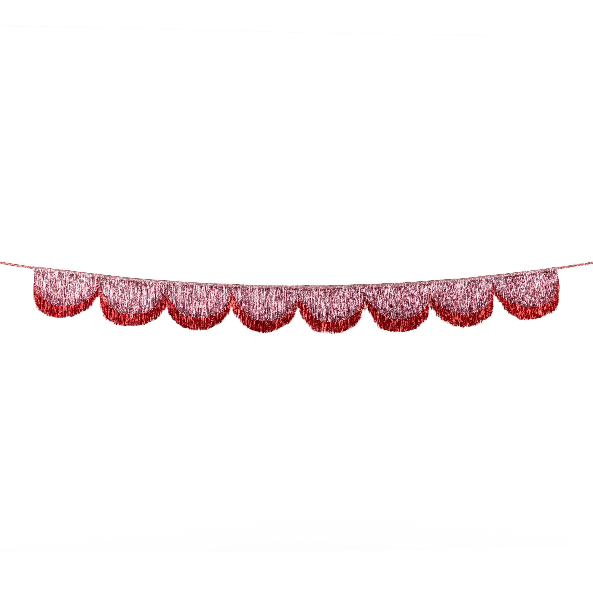 Pembe Simli Dalgalı Asılan Süs
