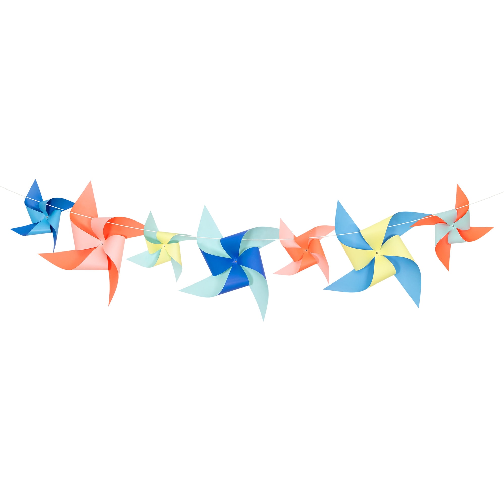 Giant Pinwheel Garland Kit - Dev Rüzgar Gülü Asılan Süs Kiti
