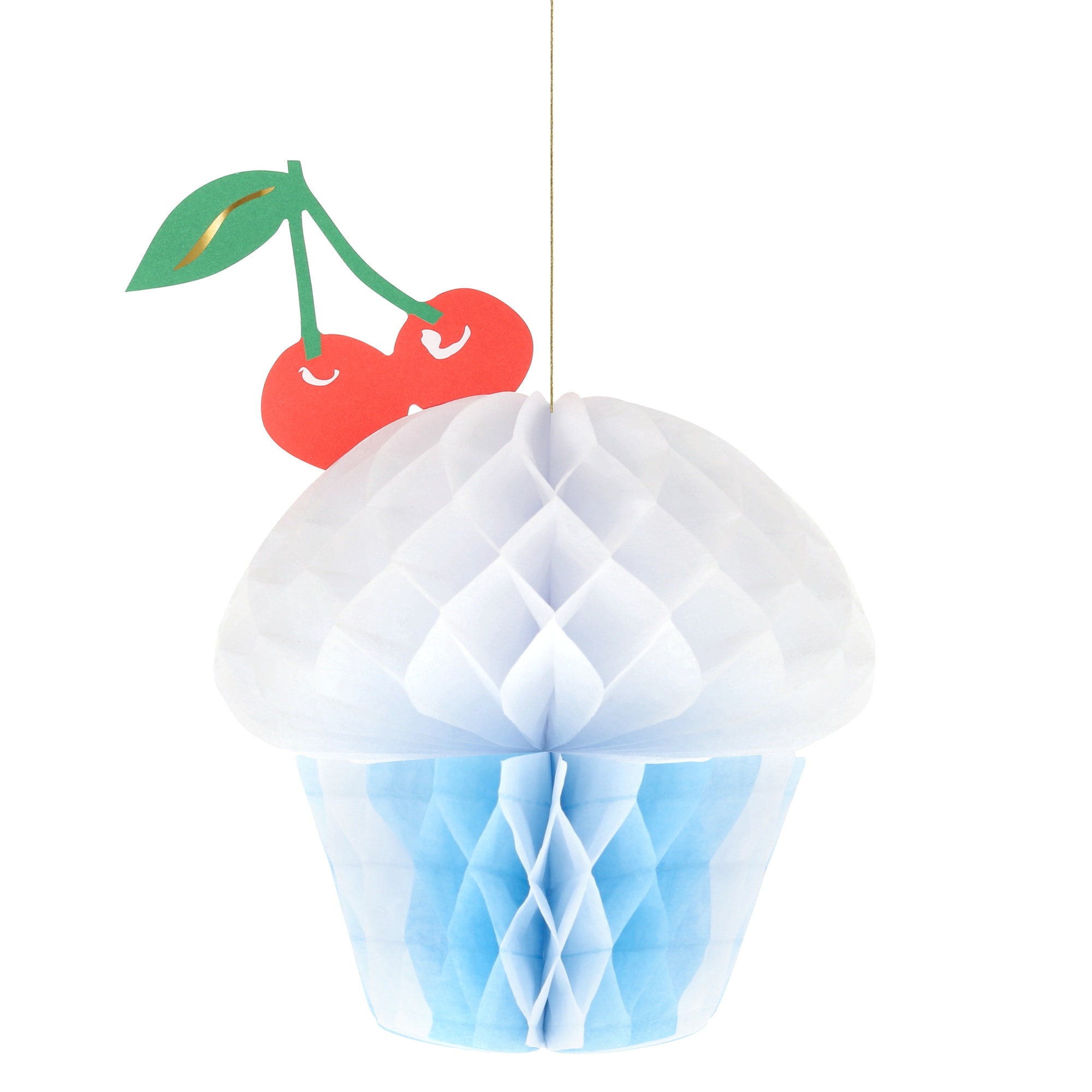 Honeycomb Cupcake Decorations - Petek Cupcake Süsleri - 4 Adet