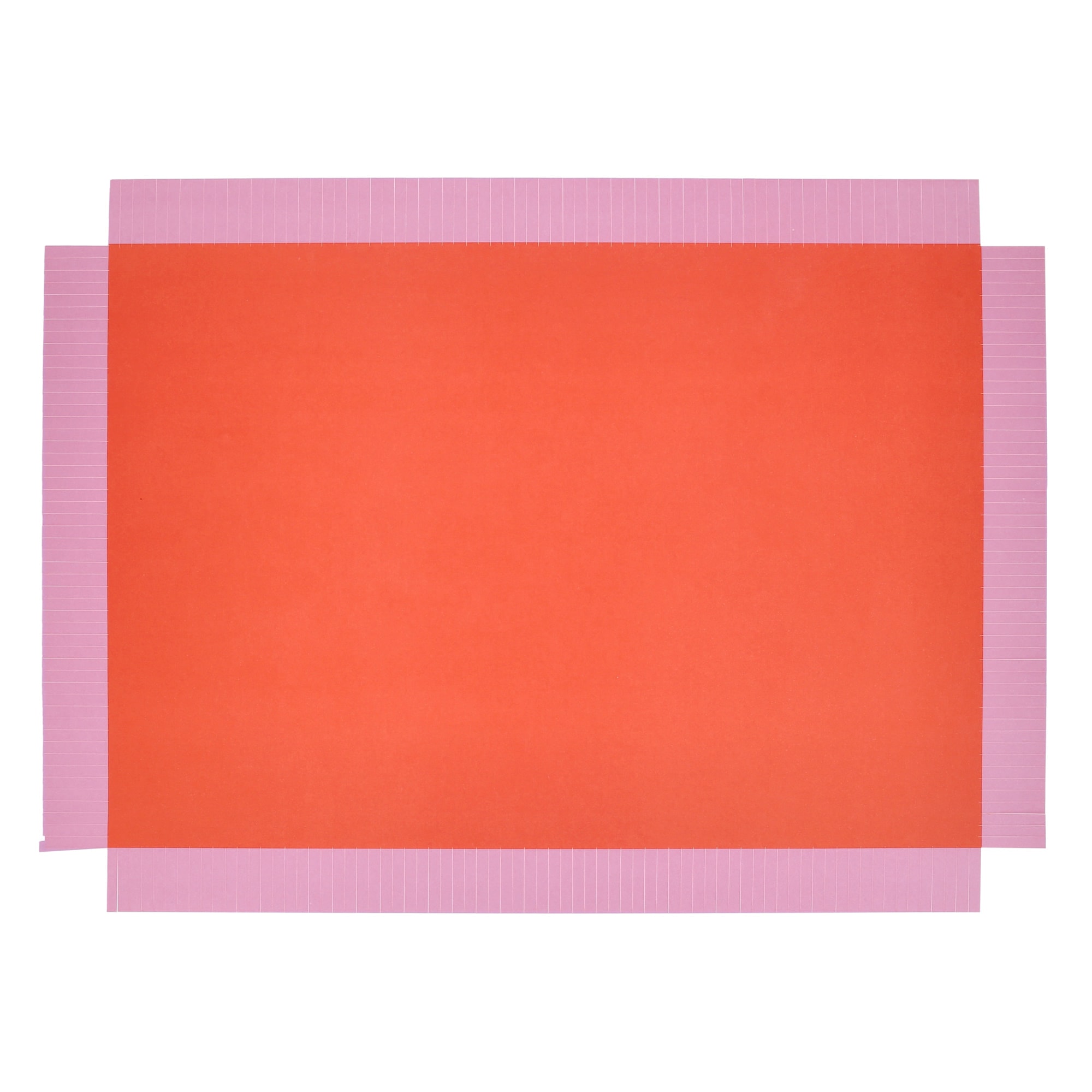 Bright Fringed Paper Placemats - Renkli Saçaklı Kağıt Sofra Altlıkları - 12 Adet