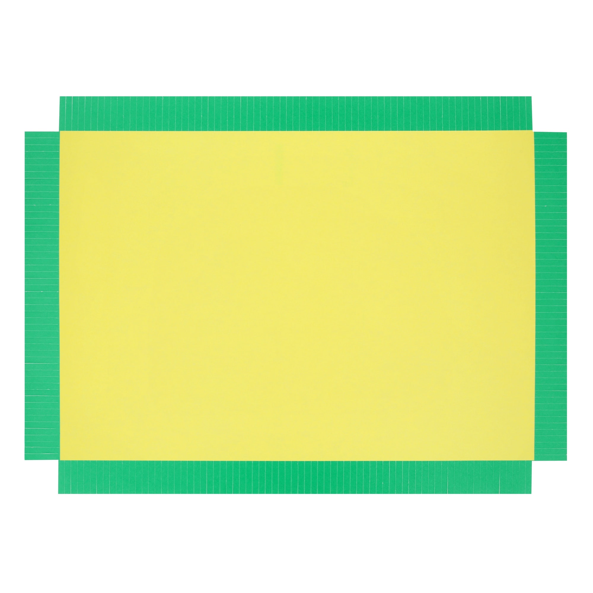 Bright Fringed Paper Placemats - Renkli Saçaklı Kağıt Sofra Altlıkları - 12 Adet