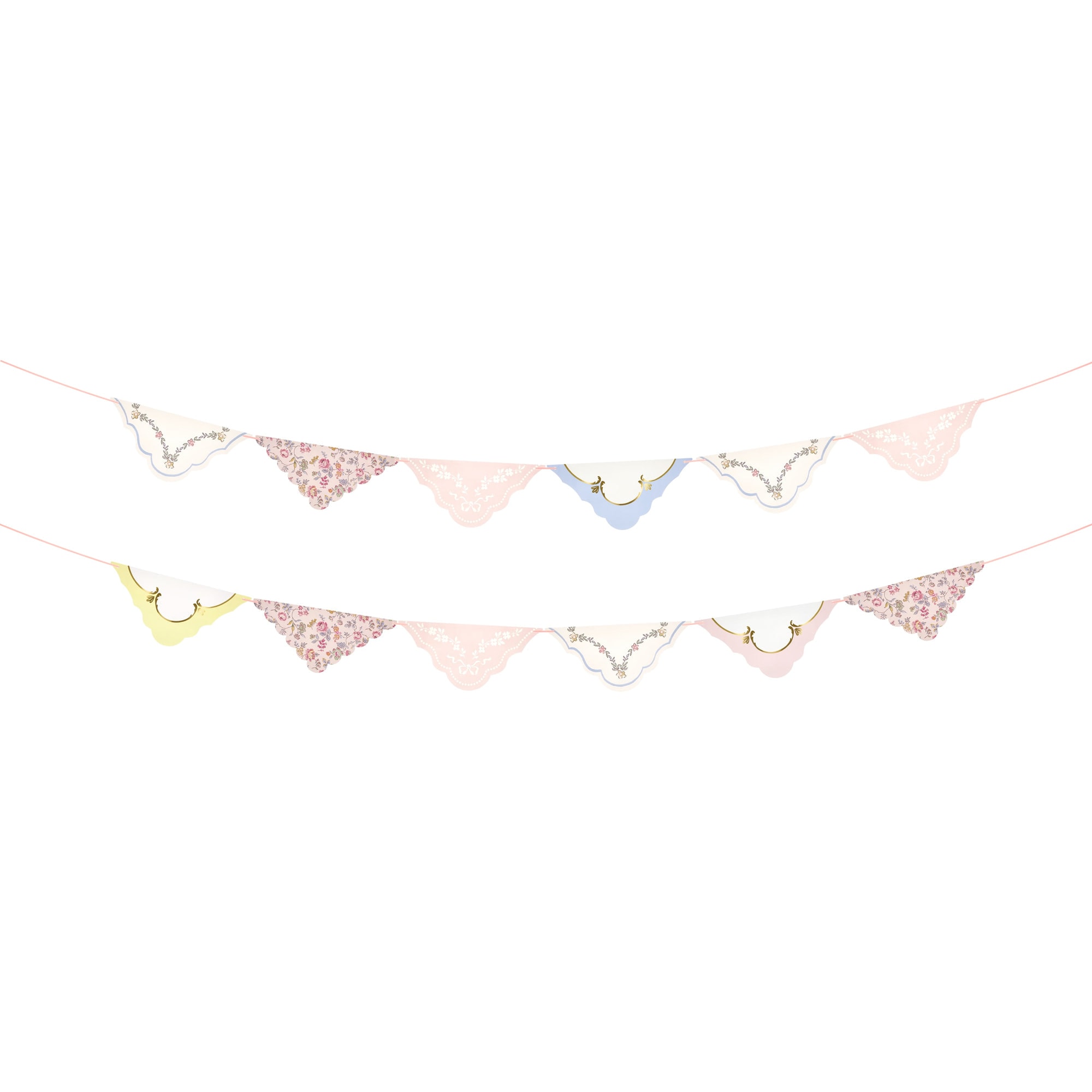 Mixed Floral Garland Set - Çiçekli Desenli Asılan Süs
