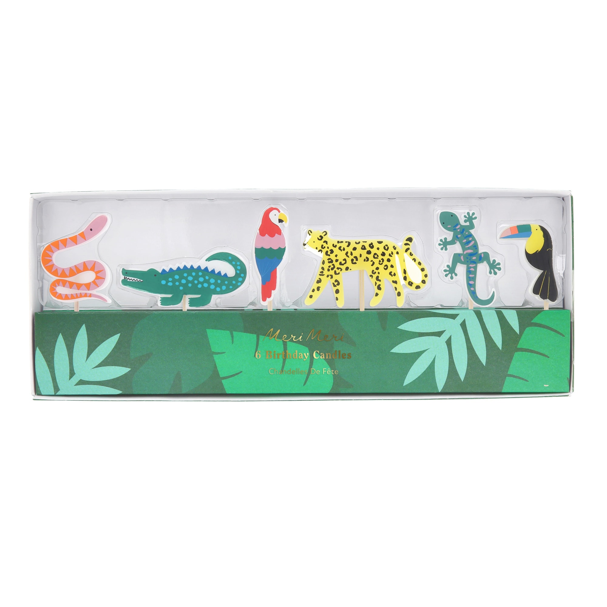 Jungle Jamboree Candles - Jungle Jamboree Mumlar - 6 Adet