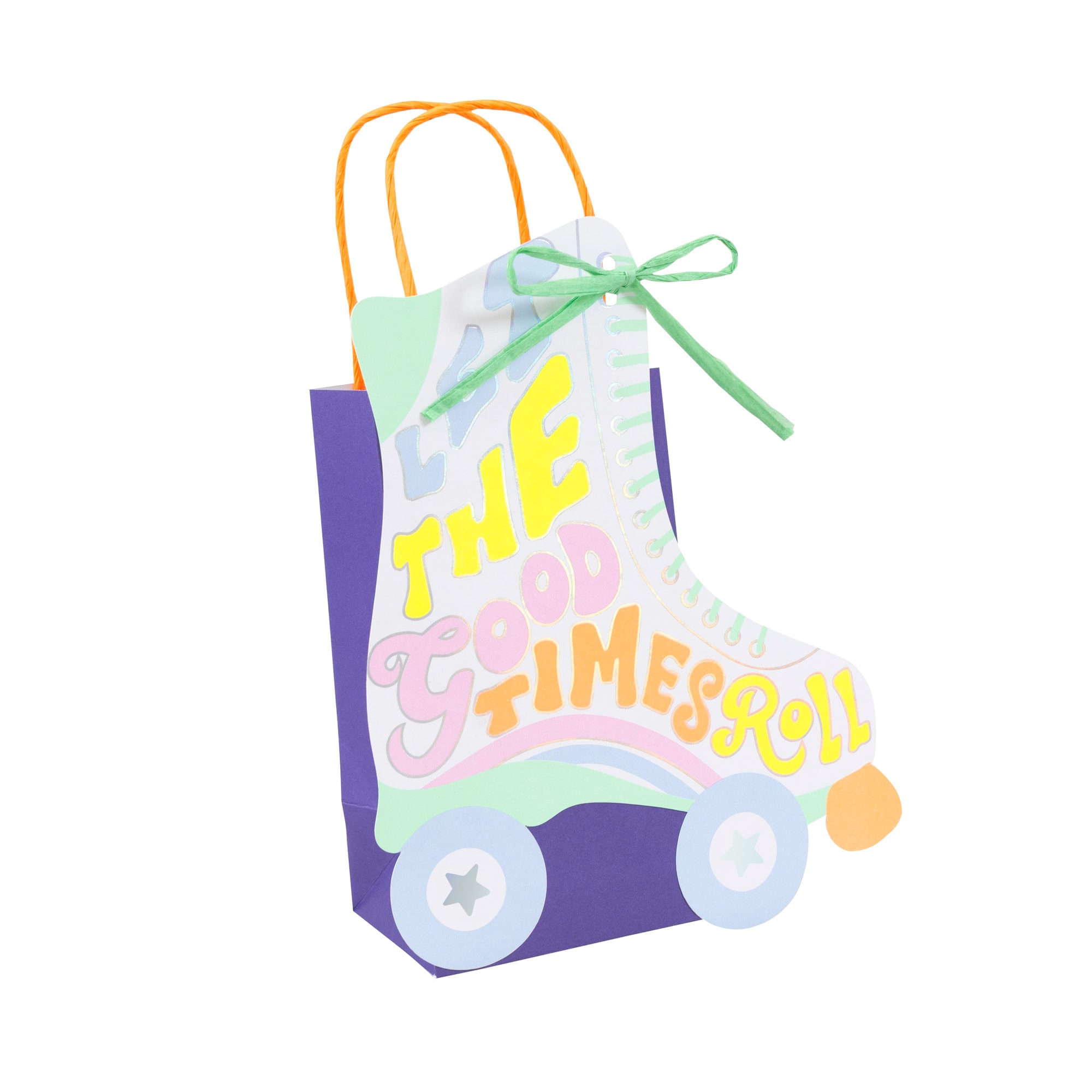 Roller Skate Party Bags - Paten Şekilli Parti Çantaları - 8 Adet