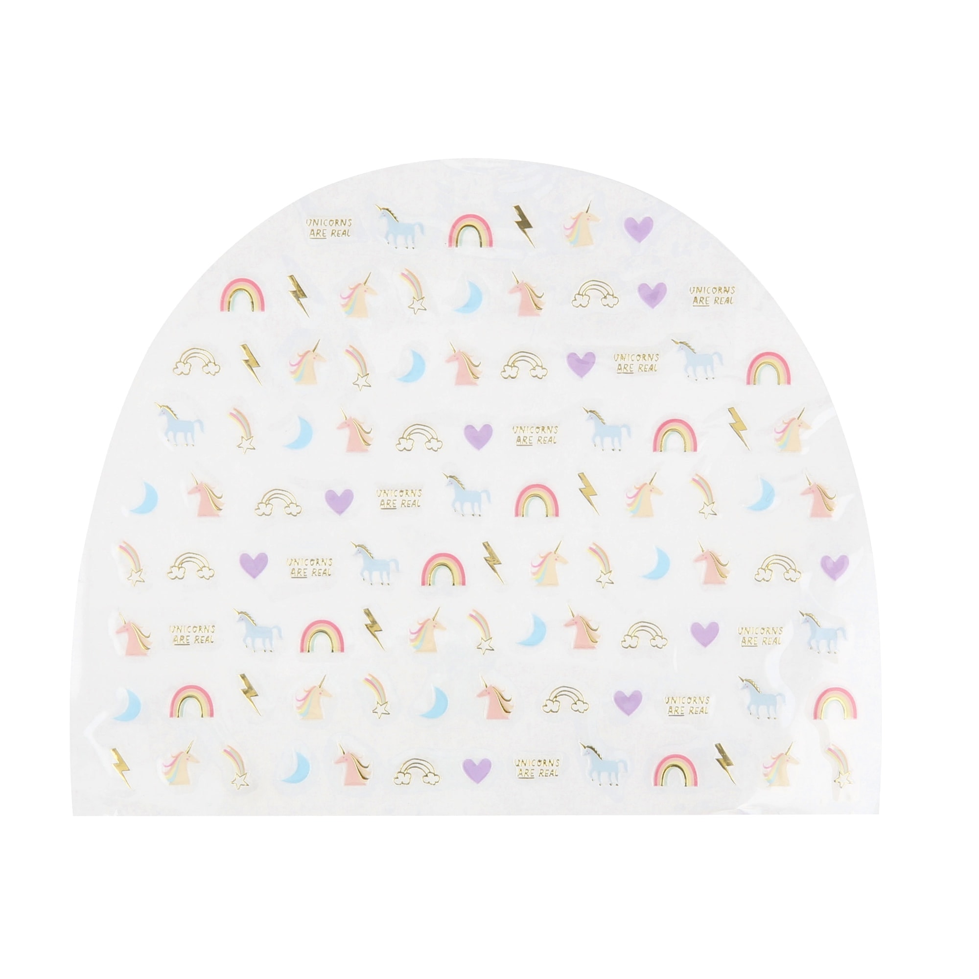 Gökkuşağı Unicorn Sticker - 200 Adet