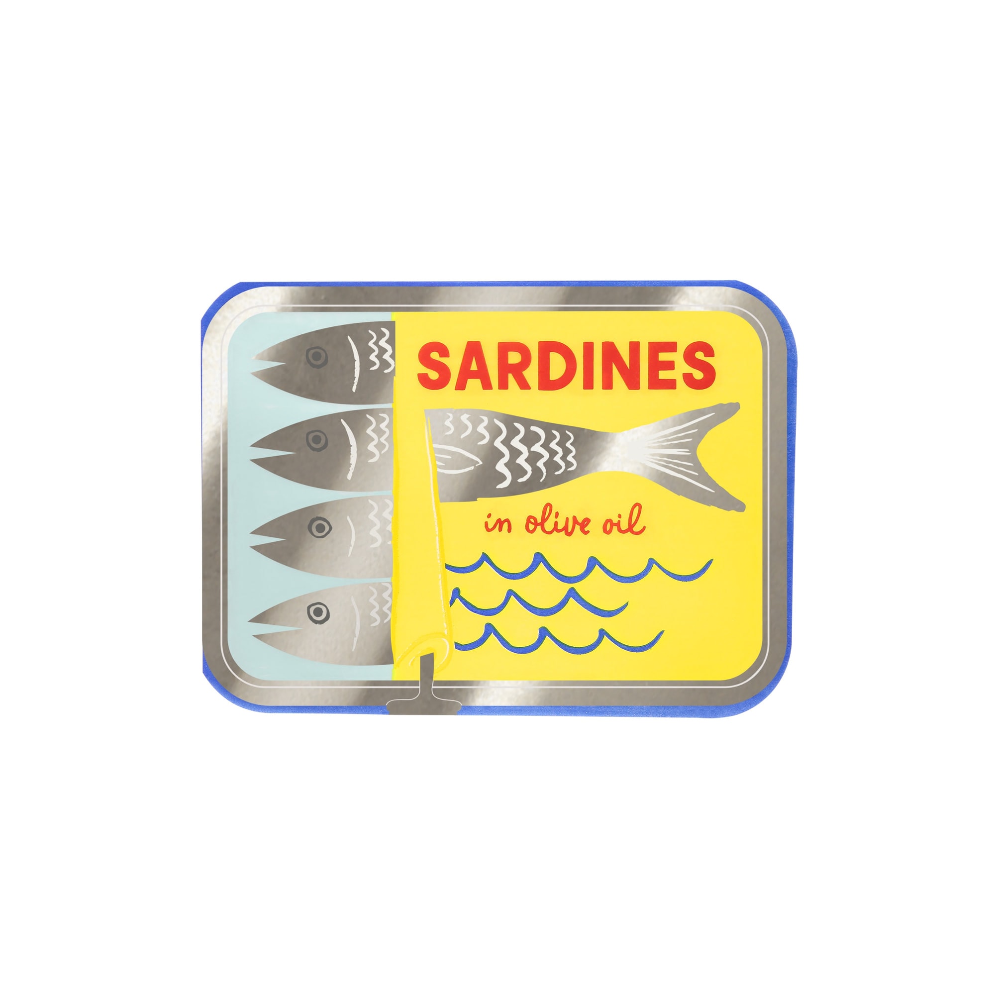 Tinned Sardine Napkins - Sardalya Konservesi Şekilli Peçeteler - 16 Adet