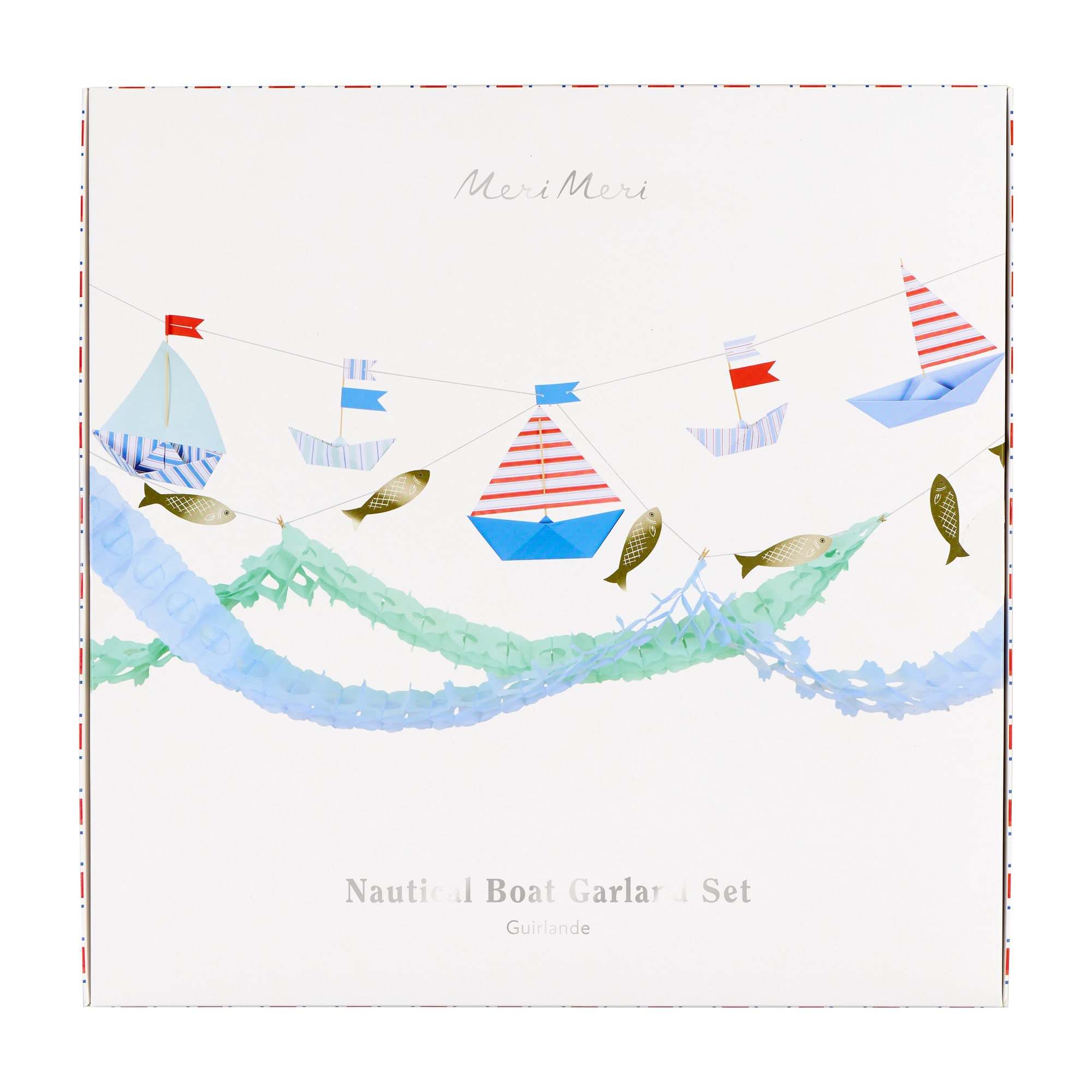 Nautical Boat Garland Set - Denizci Tekne Asılan Süs Seti