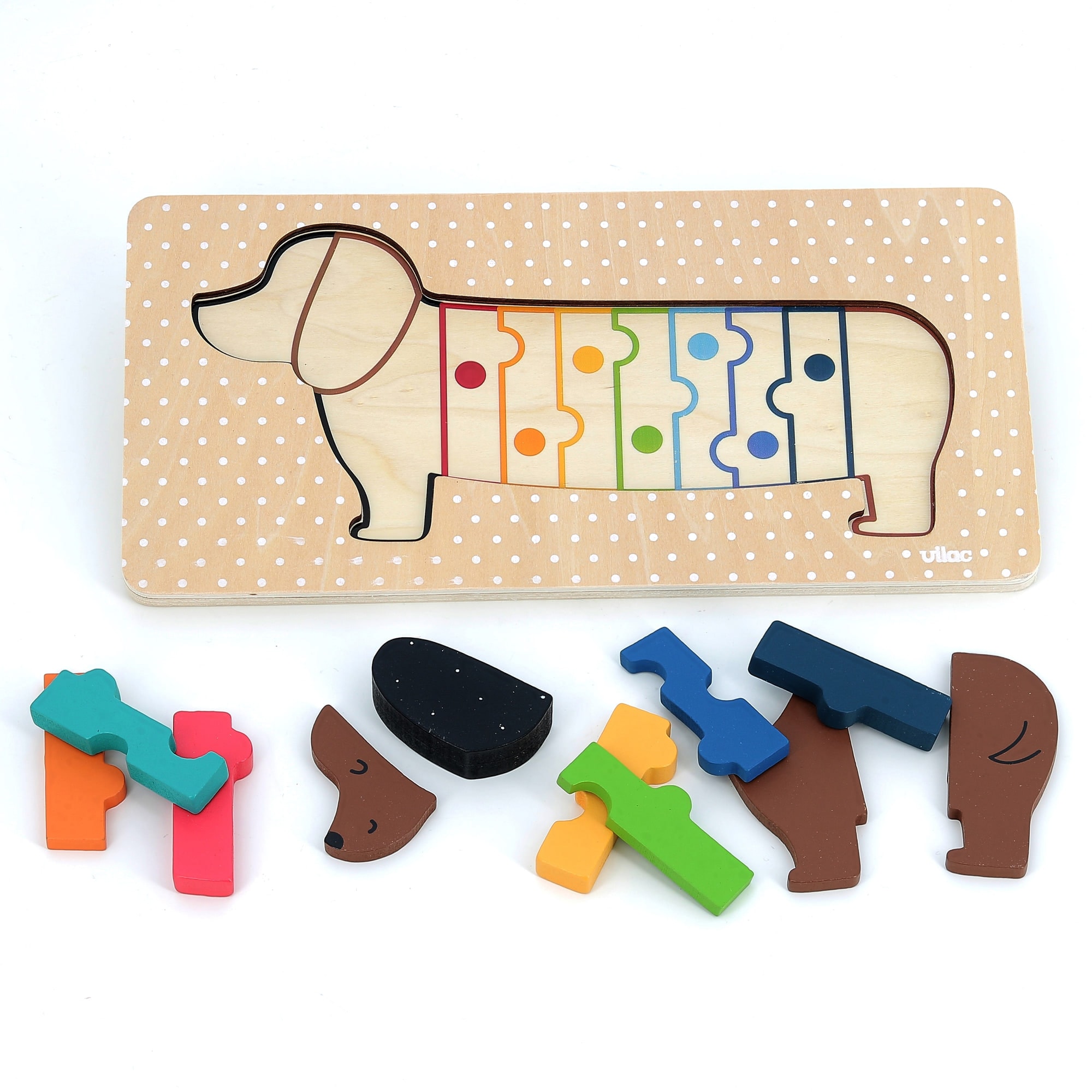 Ahşap Puzzle - Köpek