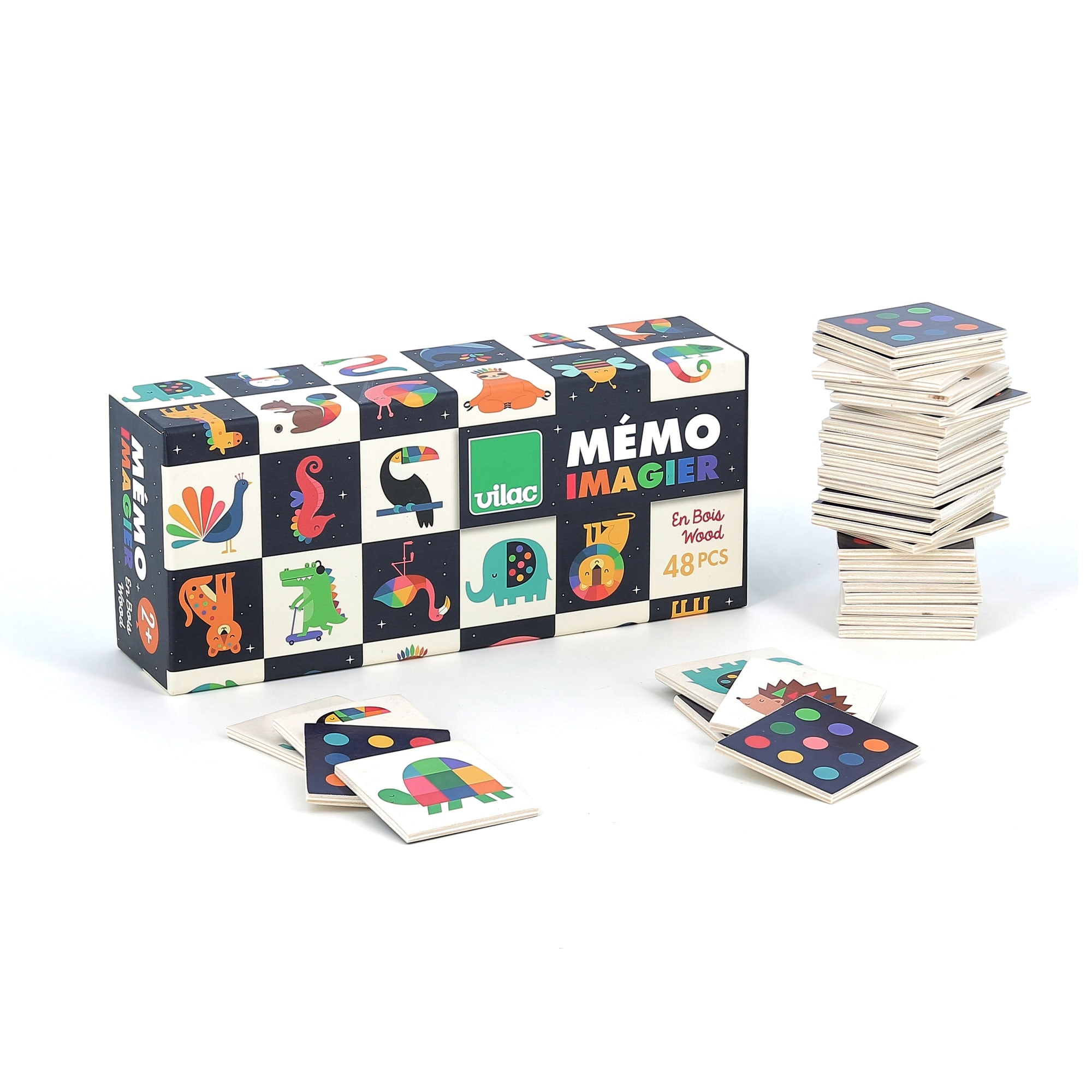 Andy Westface Memory Game - Ahşap Hafıza Oyunu