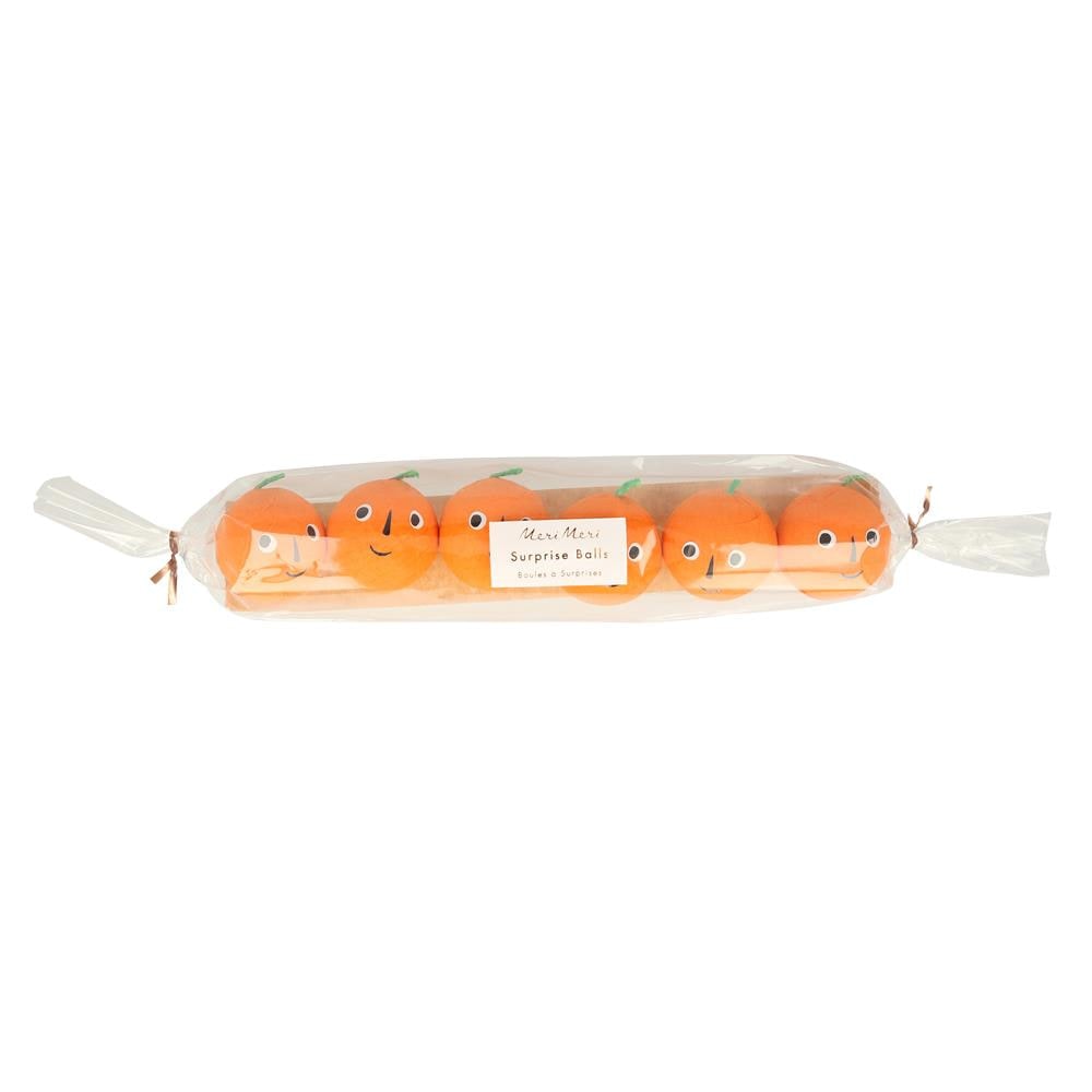 Pumpkin Surprise Balls - Balkabağı Sürpriz Toplar (6'lı)