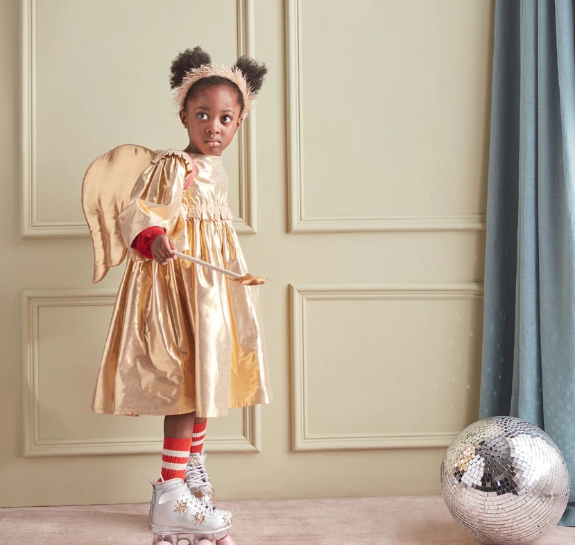 Gold Angel Dress Age 5-6 - Altın Melek Elbise 5-6 Yaş