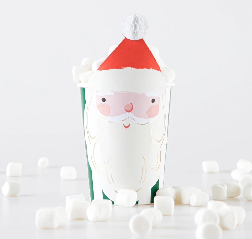 Christmas Honeycomb Cups - Yeni Yıl Bardak (8'li)