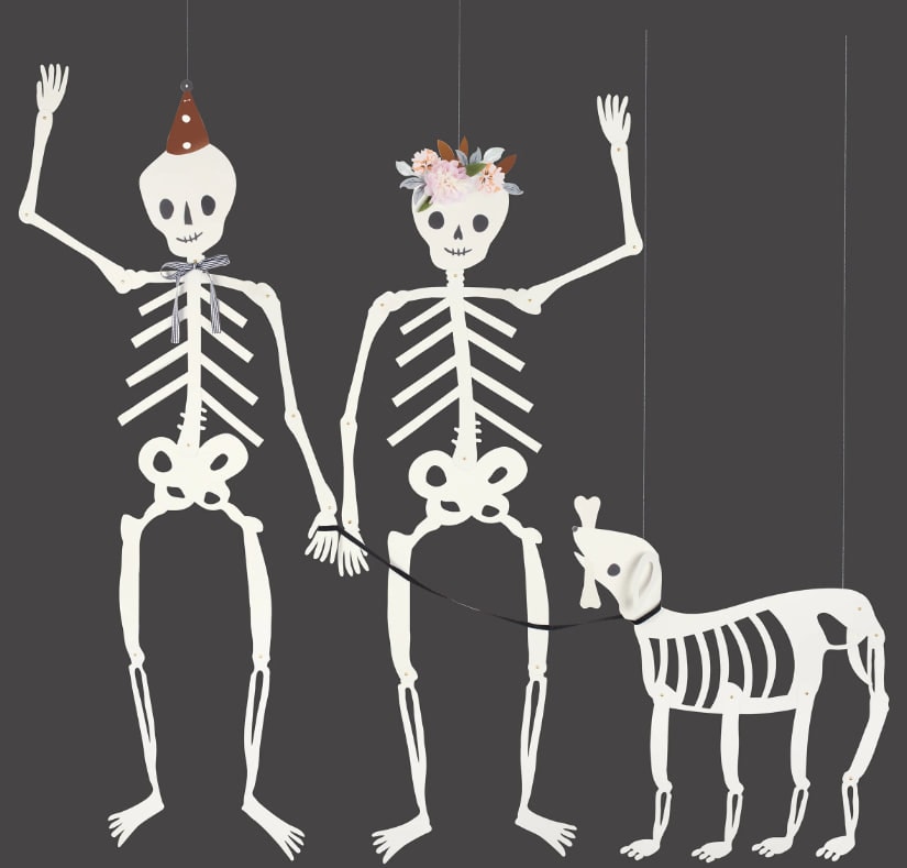 Giant Jointed Skeletons - Dev İskelet Dekorlar (3'lü)