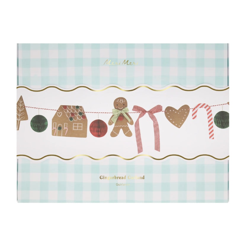 Gingerbread Garland - Zencefilli Kurabiye Asılan Süs