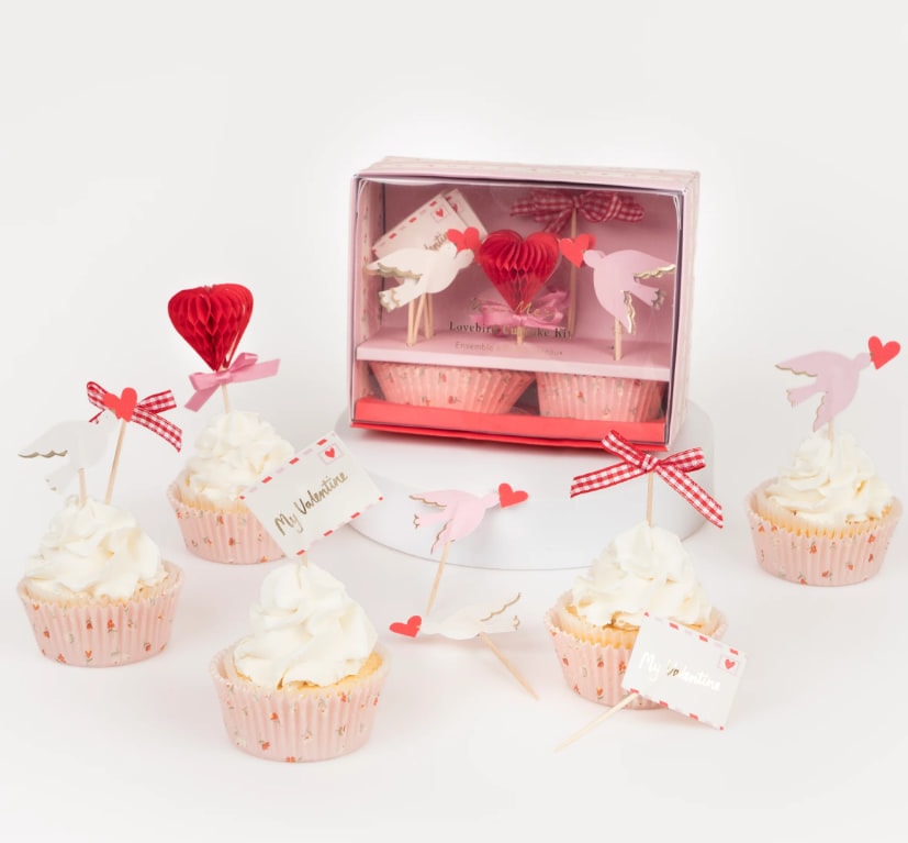 Lovebird Cupcake Kiti - 24 Adet