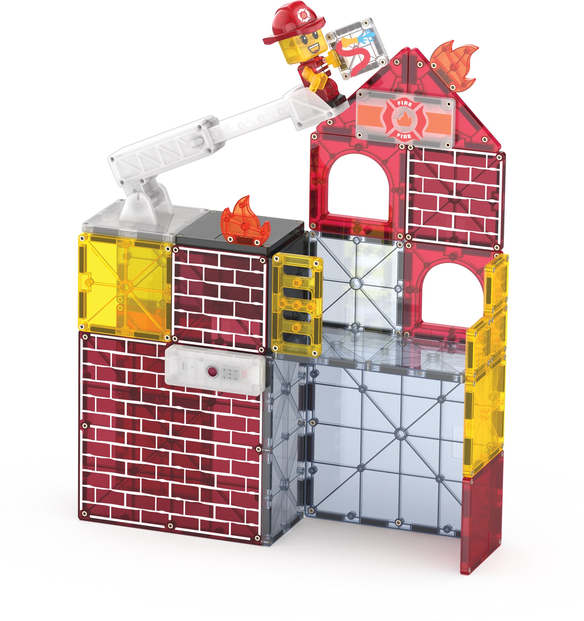 Fire Station Manyetik Bloklar - 50 Parça
