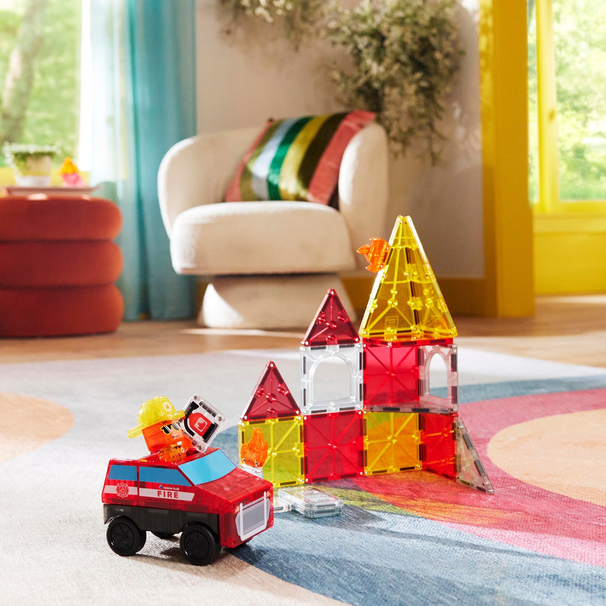 Fire Rescue Manyetik Bloklar - 27 Parça