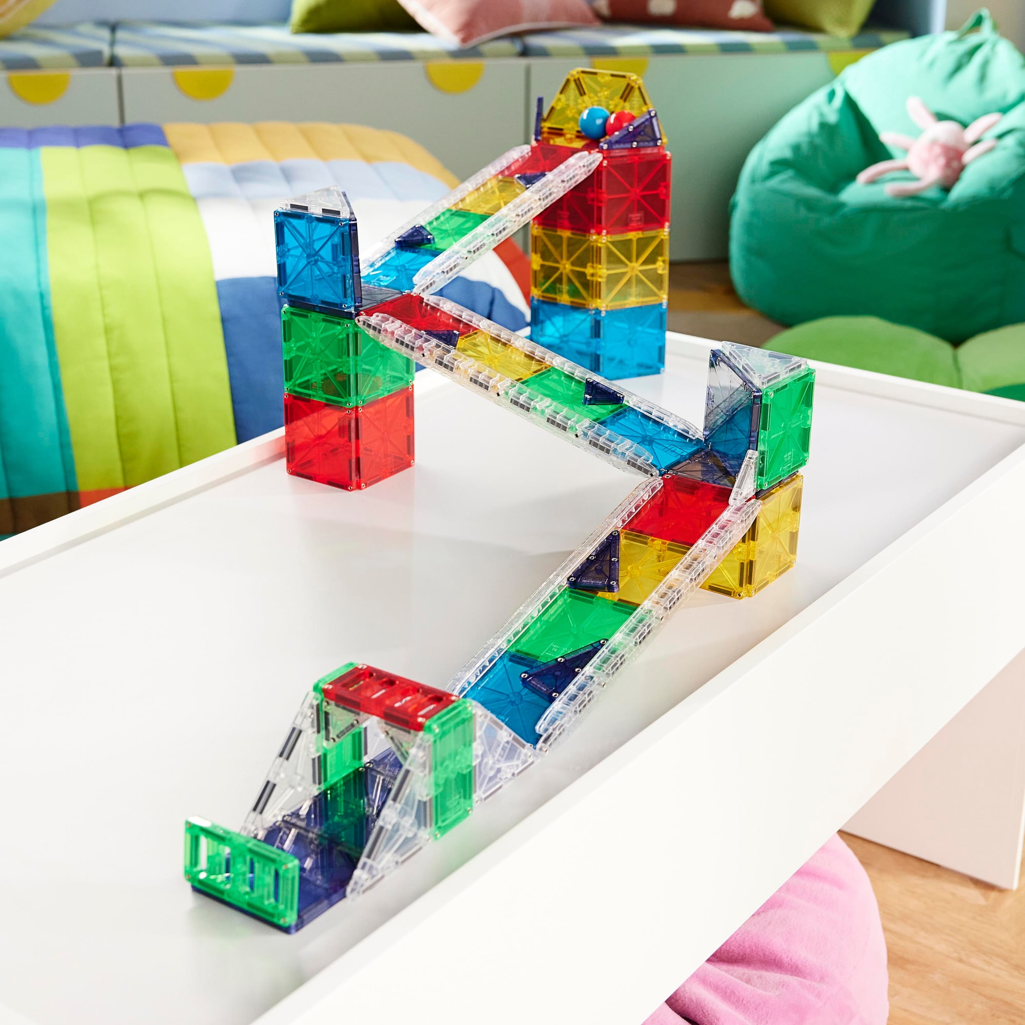 Rail Racers Deluxe Manyetik Bloklar - 90 Parça