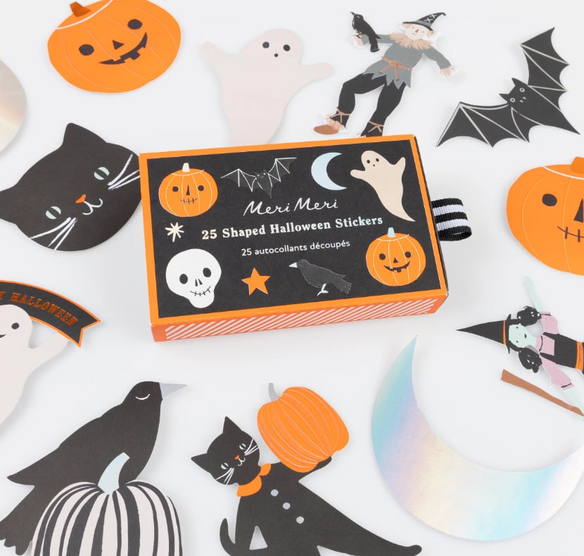 Die-Cut Halloween Sticker - 25 Adet