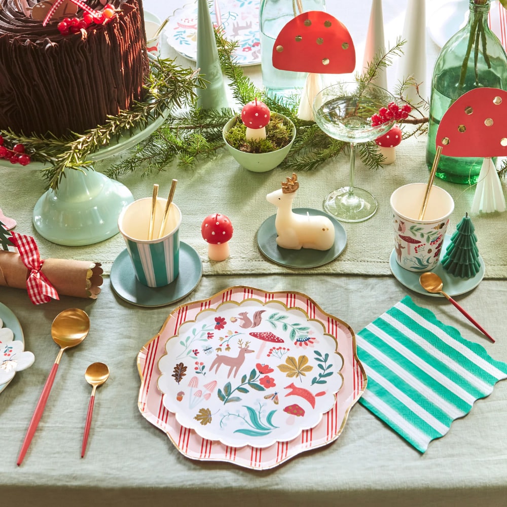Winter Woodland Tabaklar - M - 8 Adet