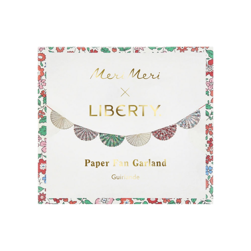 Meri Meri x Liberty - Yelpaze Garland