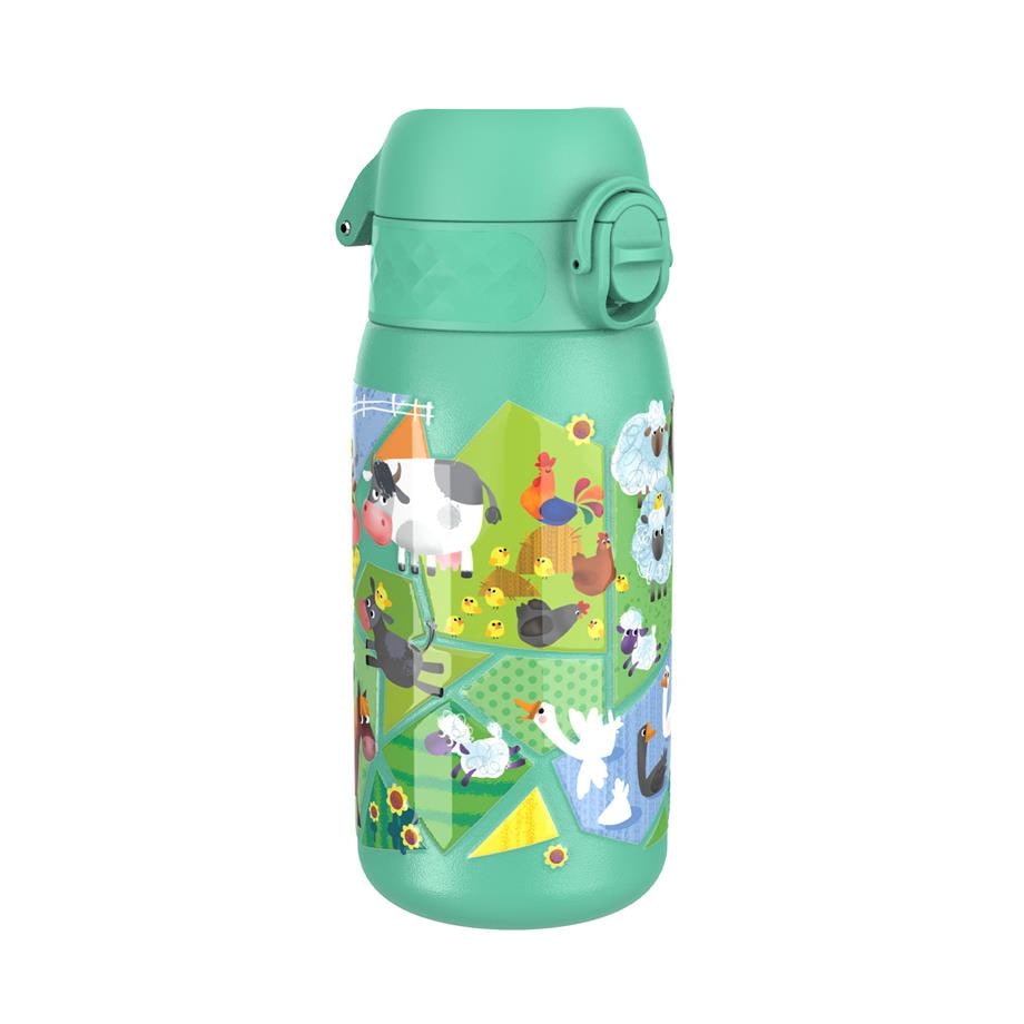 Paslanmaz Çelik Çocuk Suluk - Çiftlik Hayvanları - 400 ml - Sızdırmaz