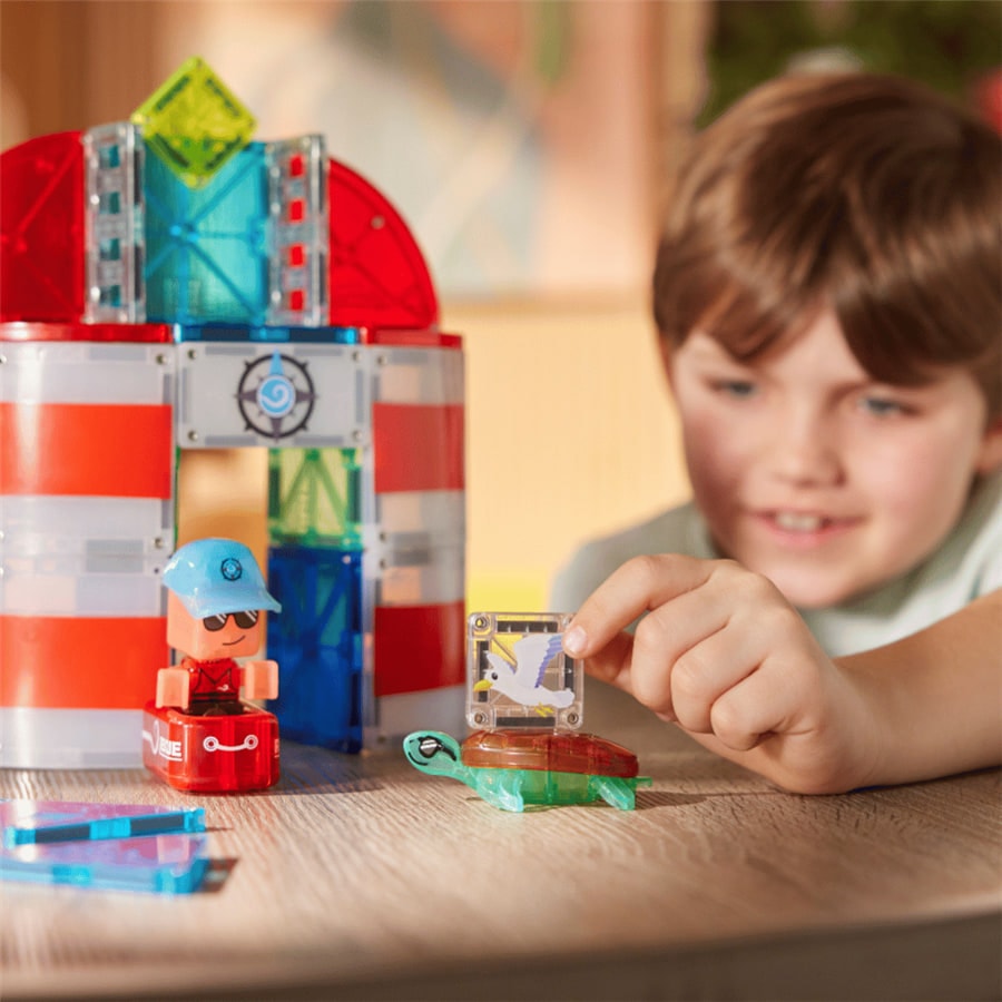 Lighthouse Rescue Manyetik Bloklar - 25 Parça