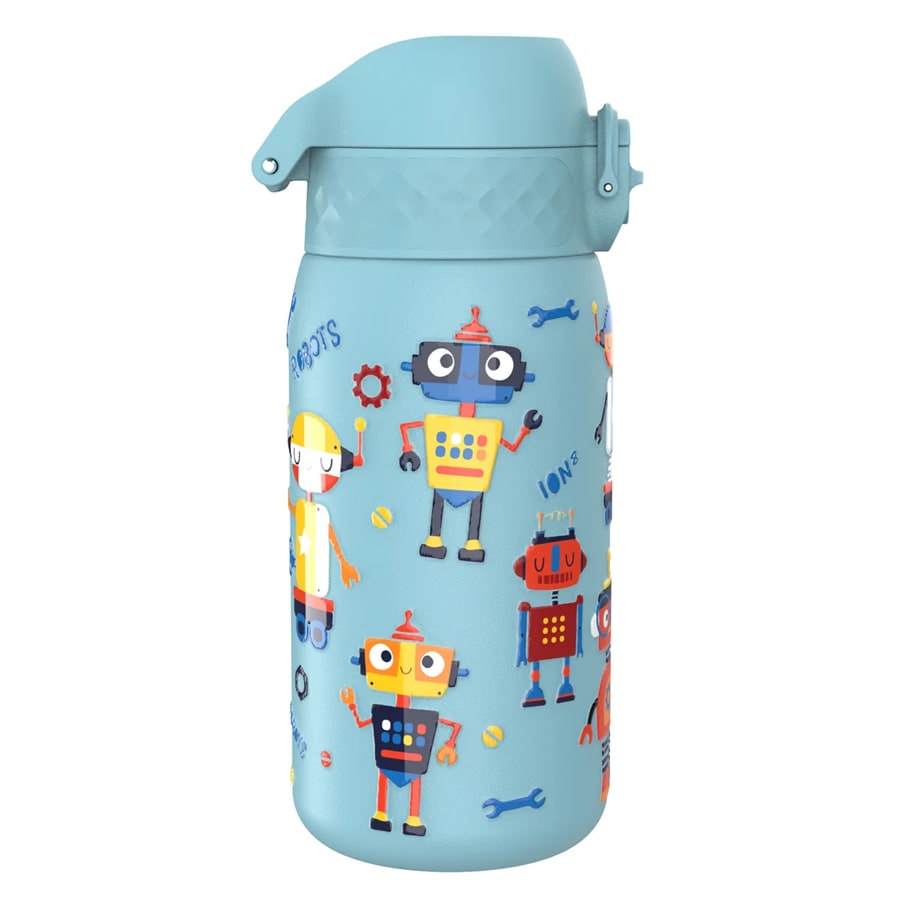 Paslanmaz Çelik Çocuk Suluk - Robotlar - 400 ml - Sızdırmaz