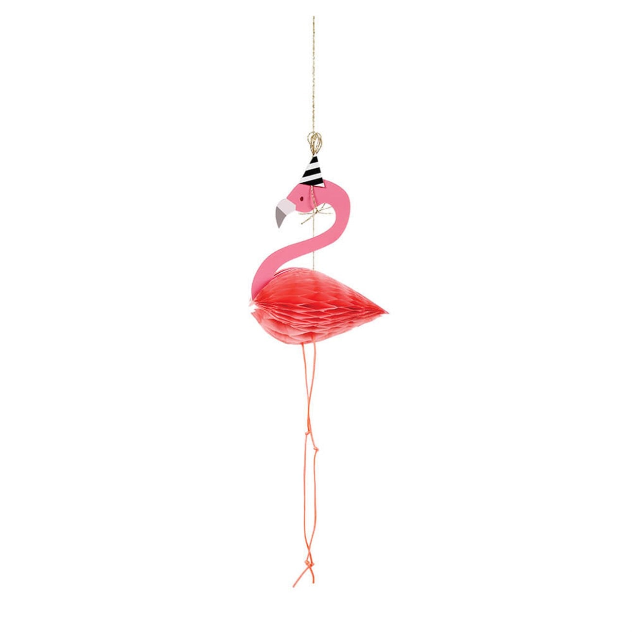 Flamingo Honeycomb Card - Flamingo Tebrik Kartı