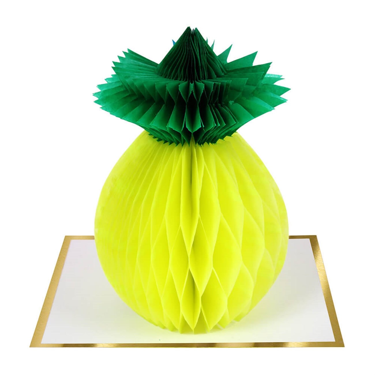Pineapple Honeycomb Card - Ananas Tebrik Kartı