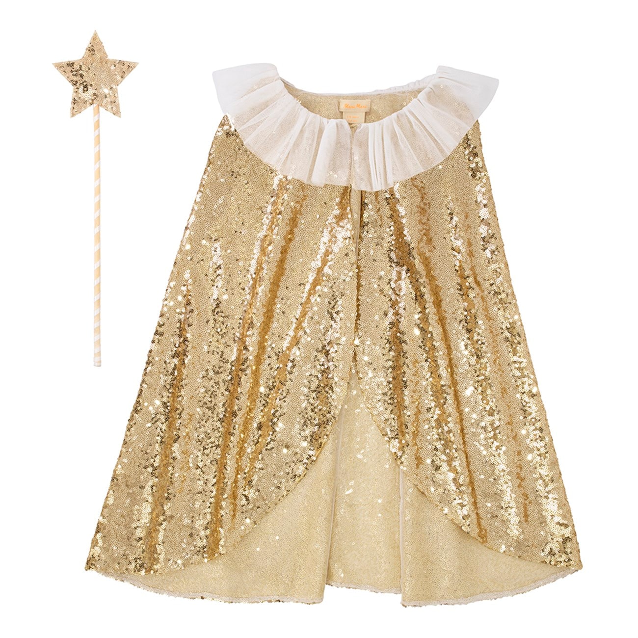 Gold Sparkle Cape - Altın Parıltılı Pelerin
