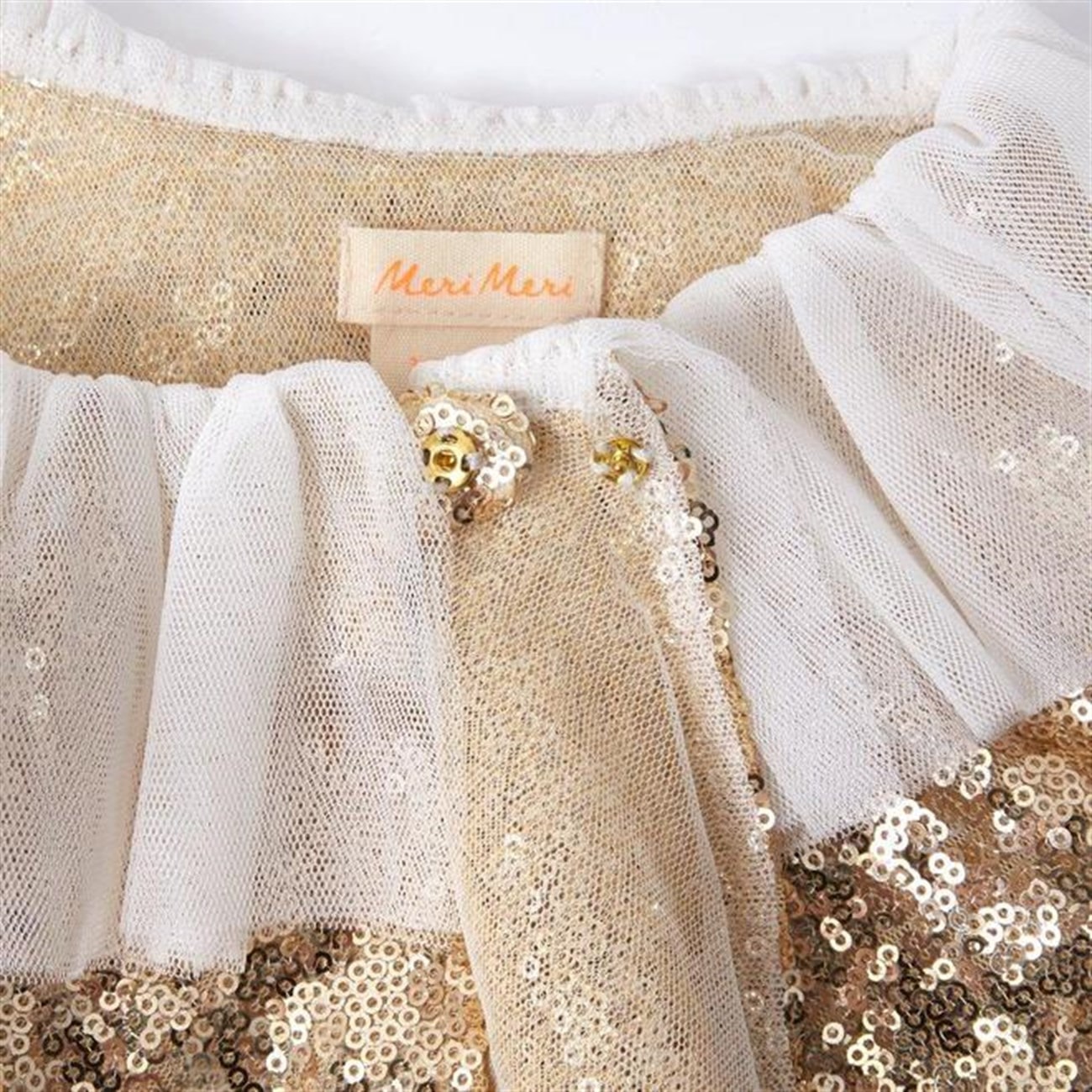 Gold Sparkle Cape - Altın Parıltılı Pelerin