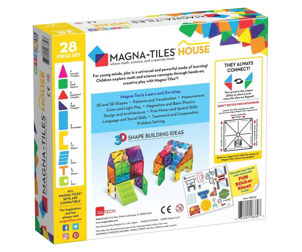 House Manyetik Bloklar - 28 Parça