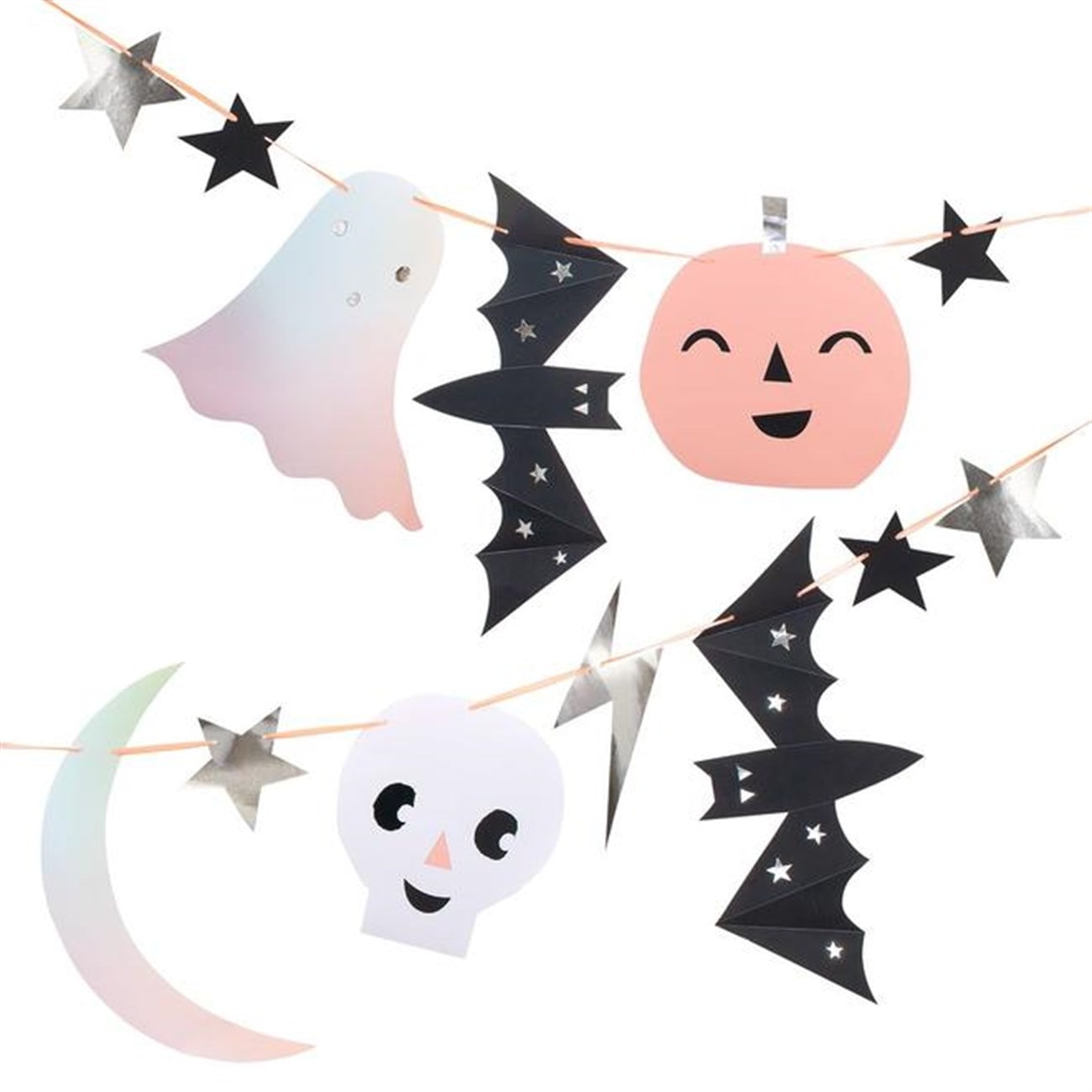 Pastel Halloween Garland - Pastel Halloween Asılan Süs