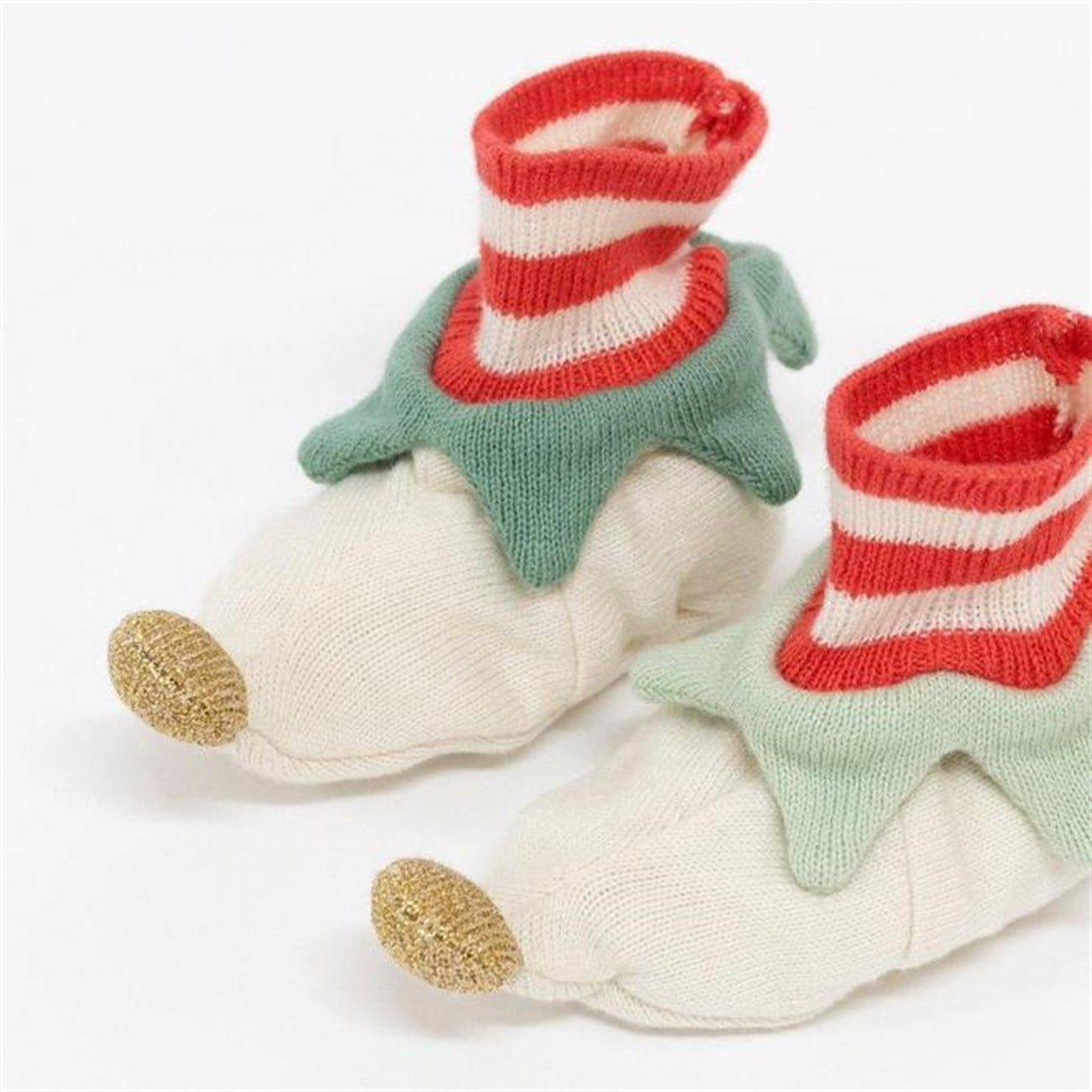 Red Elf Booties - Elf Bebek Patiği