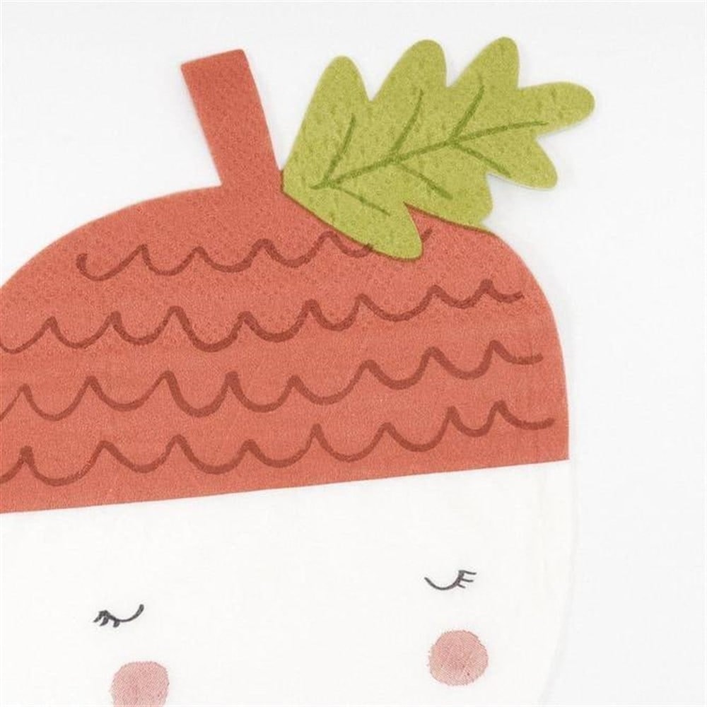 Acorn Napkins - Meşe Palamudu Peçete - 20'li