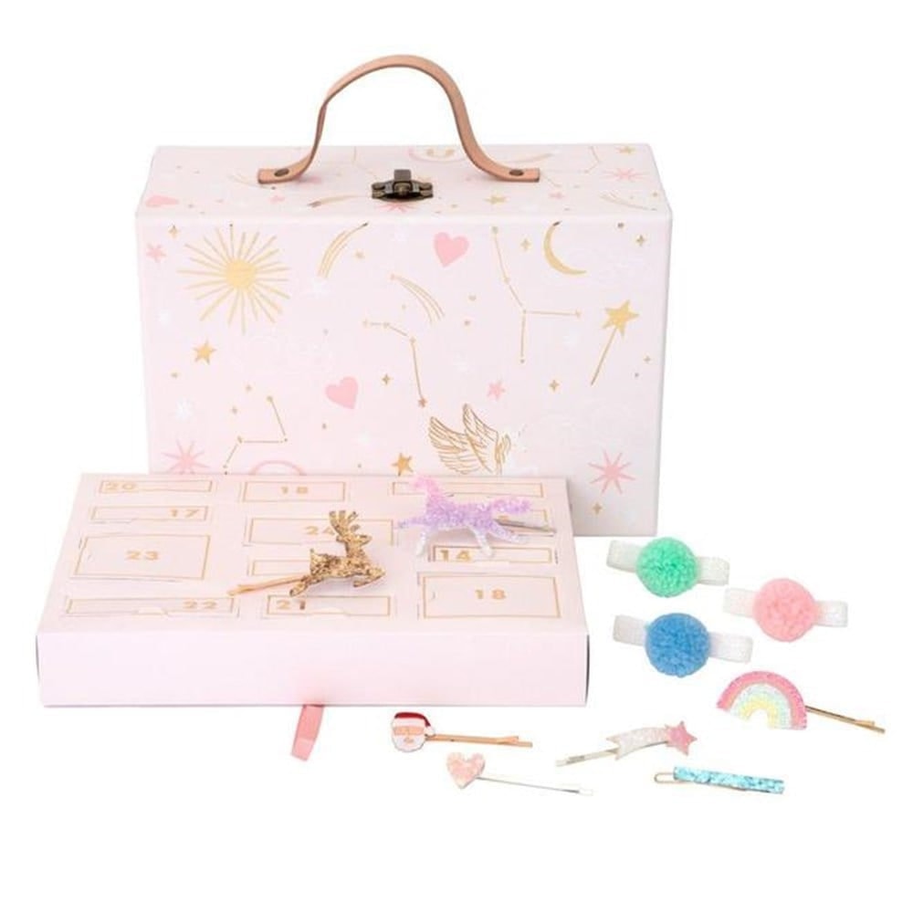 Hair Accessories Advent Calendar Suitcase - Saç Tokalı Advent Calender