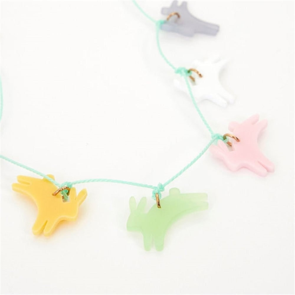 Leaping Bunny Necklace - Tavşan Kolye