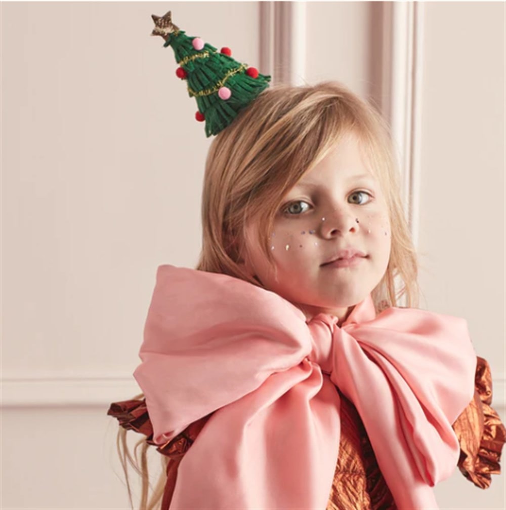 Big Christmas Tree Hair Clip - Yeni Yıl Ağacı Tokası