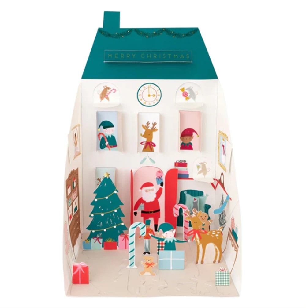 Santa's House Pop Up Advent Calendar - Noel Baba'nın Evi Advent Calendar