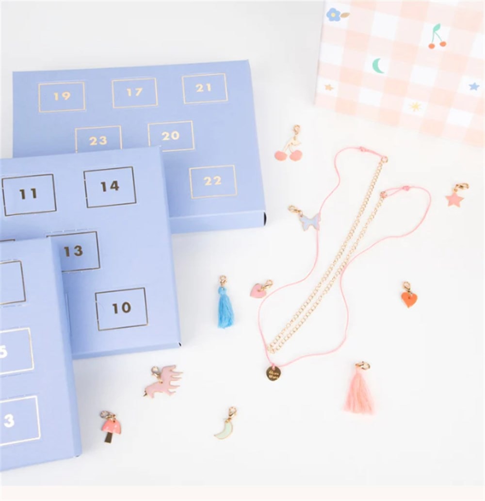 Enamel Charm Necklace Advent Calendar - Kolye Advent Calendar