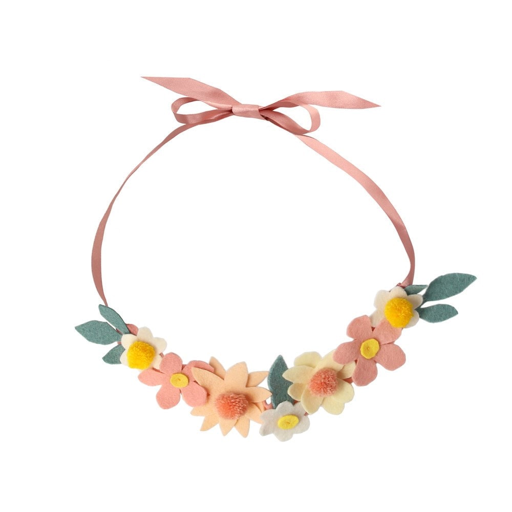 Diy Headband & Wand - Çiçekli Baş Süsü & Değnek El İşi Seti