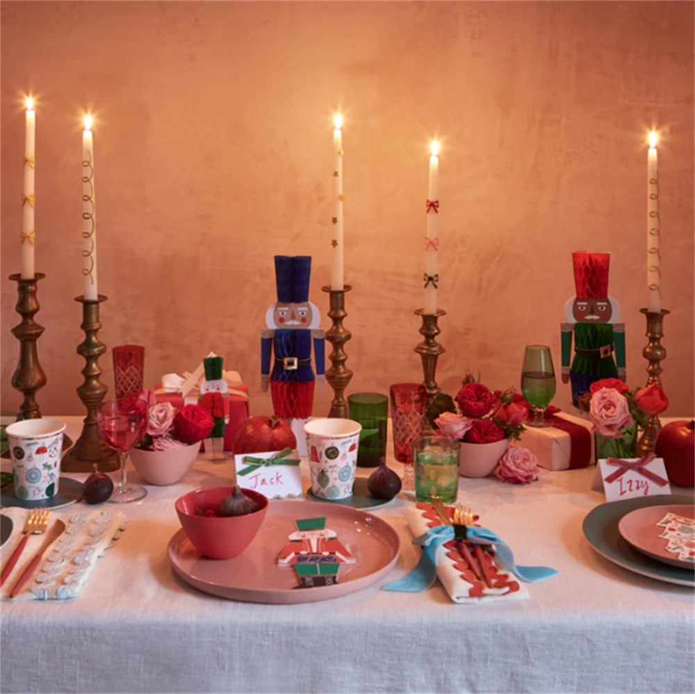 Festive Pattern Cups - Yeni Yıl Bardaklar (8'li)