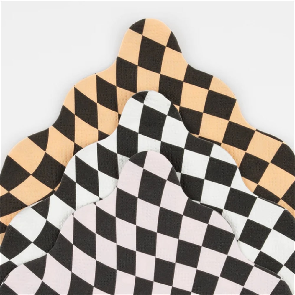 Halloween Checker Large Napkins - Cadılar Bayramı Damalı Peçeteler (L) (16'lı)