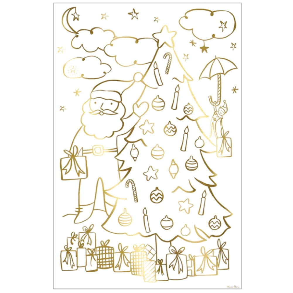 Christmas Colouring Posters - Yeni Yıl Boyama Posterleri - 2'li