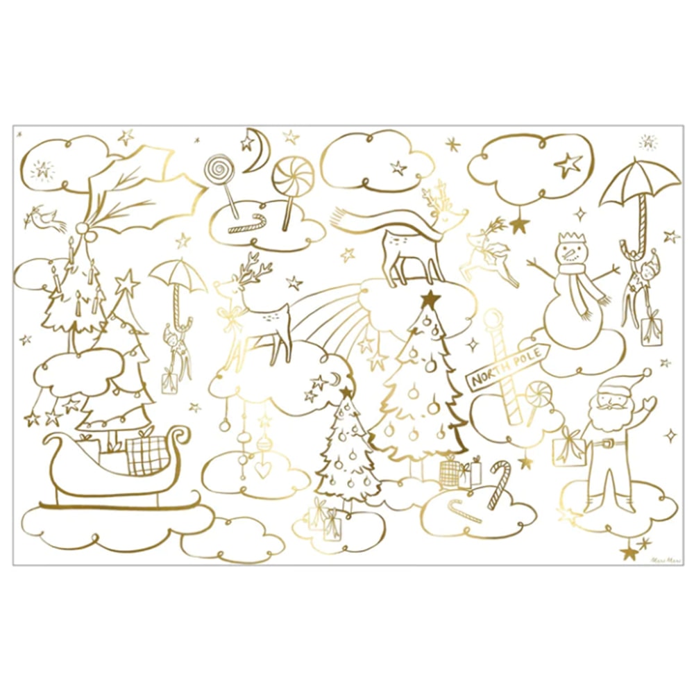 Christmas Colouring Posters - Yeni Yıl Boyama Posterleri - 2'li